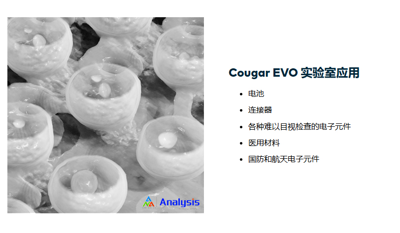 Cougar 實驗室應用(yòng).jpg 微(wēi)焦點X射線成像系統 Cougar