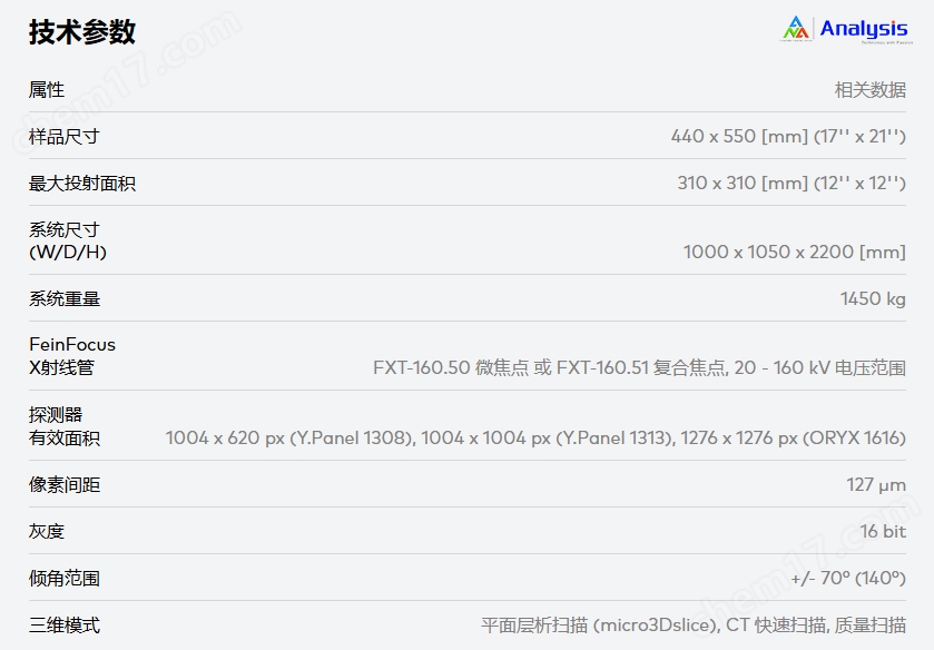 微(wēi)焦點X射線成像系統 Cougar